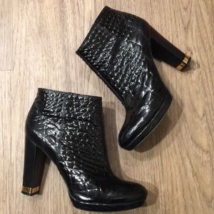 Tory Burch Croco Patent ‘Leigh’ Bootie